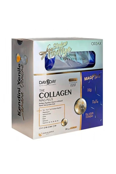 Day2Day The Collagen Mag Plus 30 Saşe Shaker HEDİYE