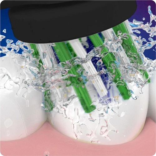 Oral-B Cross Action 3+1 Cleanmaximizer Teknolojili Siyah Yedek Fırça Başlığı - 6