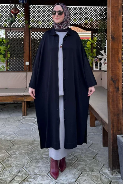 Panço Triko Hırka Siyah