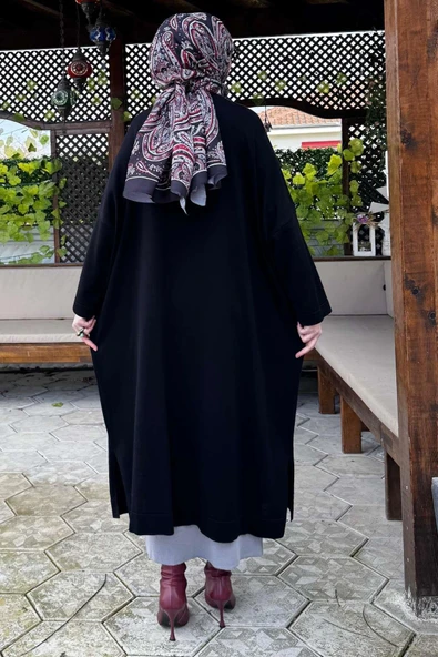 Panço Triko Hırka Siyah - 8