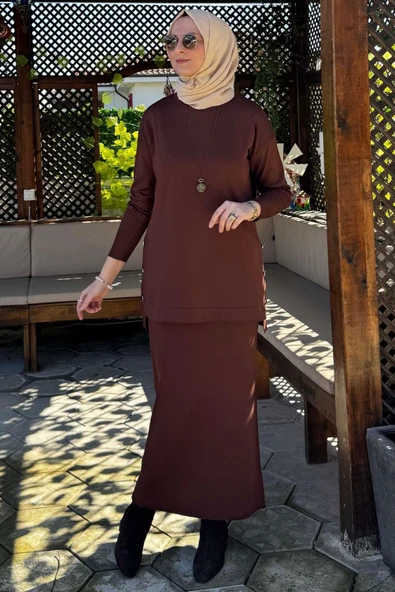 Sezen Triko Takım Kahve