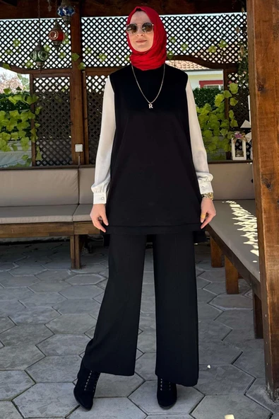 Pantolonlu İç Takım Siyah