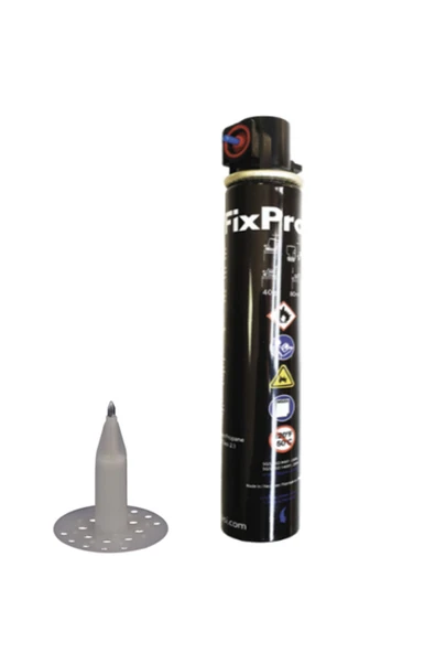 FİXPRO 50 MM MANTOLAMA DÜBELİ ÇİVİLİ 1000 ADET// + 1 ADET GAZ TÜPÜ - 2
