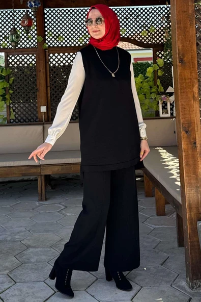 Pantolonlu İç Takım Siyah - 3