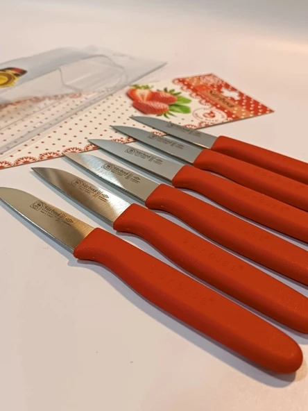 Sürbisa Meyve Takımı Kırmızı (6'lı)61007 7.0 cm - Resim 3