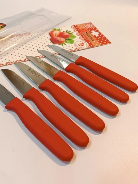 Sürbisa Meyve Takımı Kırmızı (6'lı)61007 7.0 cm - Resim 6