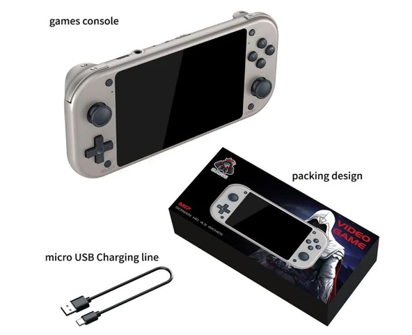 Konsol Plus  M17 Retro El Oyun Konsolu 64 GB 20 000 Oyunlu - Resim 2