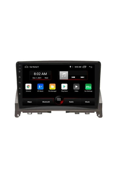 EXVOL MERCEDES BENZ C CLASS ANDROİD MULTİMEDYA CARPLAY 9 İNC HD IPS EKRAN 4GB/64GB KAMERA HEDİYELİ - 2