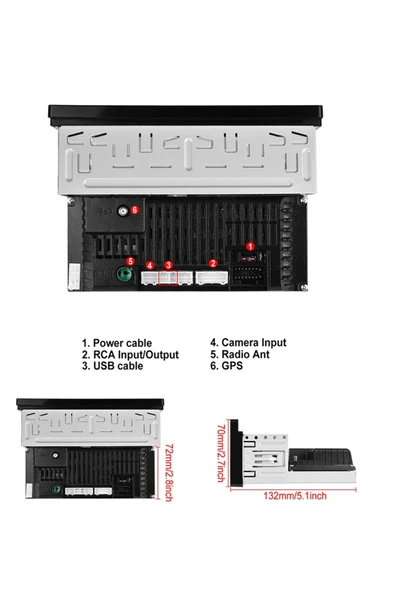 EXVOL 7 İNC ANDROİD MULTİMEDYA 2GB-32GB İNCE KASA ÜNİVERSAL HD IPS EKRAN +KAMERA HEDİYELİ - 3