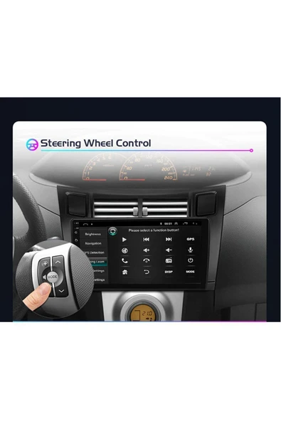 EXVOL Toyota Yaris 2005-2012 Android Multimedya Carplay 9 Inc Hd Ips Ekran 2/32gb Kamera Hediyeli - 7