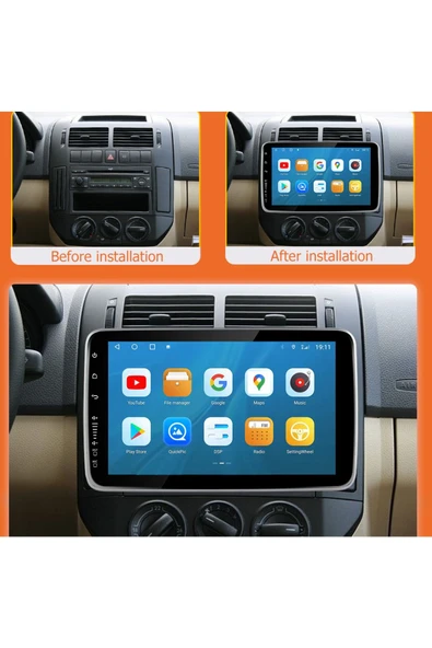 EXVOL ANDROİD MULTİMEDYA 10,1 İNC 360° DÖNEN CARPLAY 2GB/32GB ÜNİVERSAL HD IPS EKRAN KAMERA HEDİYE - Resim 7