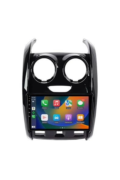 EXVOL DACİA DUSTER 2014-2017 ANDROİD MULTİMEDYA 4GB RAM/64GB CARPLAY 9İNC IPS EKRAN PARK KAMERASI HEDİYE - Resim 2