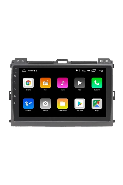 EXVOL TOYOTA PRADO 2004-2009 ANDROİD MULTİMEDYA CARPLAYLİ 9 İNC HD IPS EKRAN 4GB/64GB KAMERA HEDİYELİ - 2