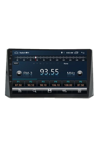 EXVOL Toyota Yeni Corolla Android Multimedya 10 Inc Hd Ips Ekran 2gb Ram /32gb Kamera Hediyeli Carplayli - 7