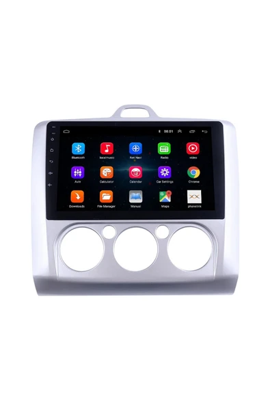 EXVOL FORD FOCUS 2 MULTİMEDYA CARPLAY 9 İNC HD IPS EKRAN 4GB/64GB ANDROİD 12 SÜRÜM PARK KAMERASI HEDİYELİ - Resim 3