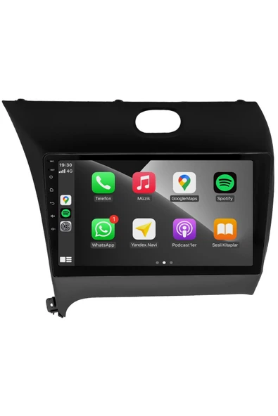 EXVOL KİA CERATO 2012-2017 ANDROİD MULTİMEDYA CARPLAY 9 İNC HD IPS EKRAN 4GB RAM /64GB KAMERA HEDİYELİ - 1
