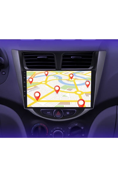 EXVOL HYUNDAİ ACCENT BLUE MULTİMEDYA CARPLAY 9 İNC HD IPS EKRAN 4GB/64GB ANDROİD 12 KAMERA HEDİYELİ - 5
