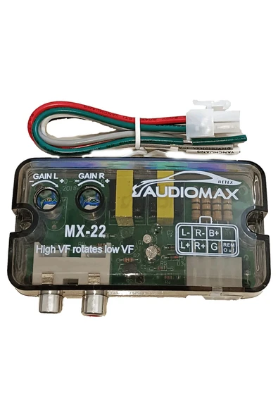 EXVOL AUDİOMAX MX-22 ANFİ ÇEVİRİCİ 2 KANAL KONVERTÖR ÇIKIŞ DÖNÜŞTÜRÜCÜ