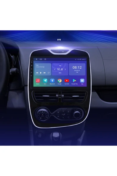 EXVOL Renault Clio 4 Multimedya 10 Inc Ips Ekran 2gb/32gb Android 12 Sürüm Park Kamerası Hediyeli - Resim 7