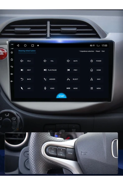 EXVOL Honda Jazz 2008 -2014 Android Multimedya 10 Inc Hd Ips Ekran 2/32gb Kamera Hediyeli - 8
