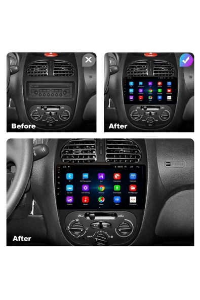 EXVOL Peugeot 206 Android Multimedya Carplay 9 Inc Hd Ips Ekran 2/32gb Kamera Hediyeli - 8