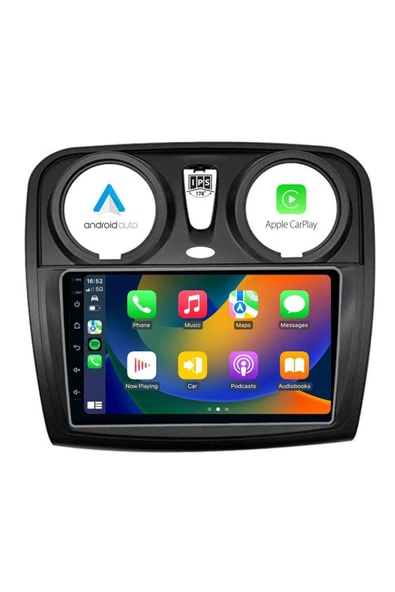 EXVOL DACİA DOKKER 2012-2022 ANDROİD MULTİMEDYA 2GB/32GB 9 İNC IPS EKRAN CARPLAY KAMERA HEDİYE ürün görseli
