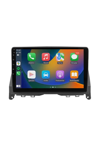 EXVOL MERCEDES BENZ C CLASS ANDROİD MULTİMEDYA CARPLAY 9 İNC HD IPS EKRAN 4GB/64GB KAMERA HEDİYELİ