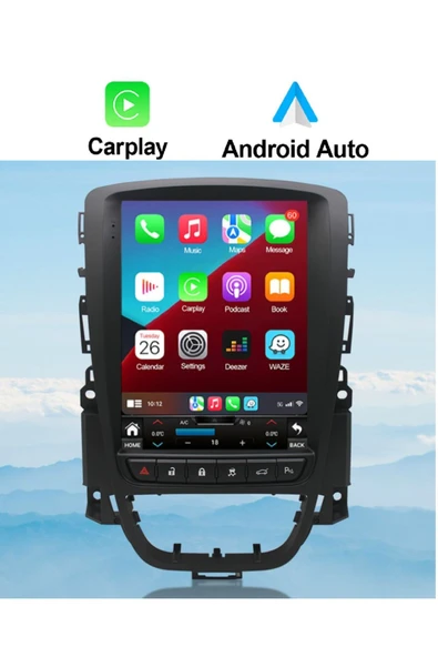 EXVOL Opel Astra J Kasa Tesla Ekran Android Ips Hd Multimedya 4gb-64gb Carplay Kamera Hediyeli
