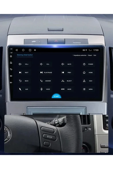 EXVOL TOYOTA VERSO 2004-2009 ANDROİD MULTİMEDYA 2GB/32GB CARPLAY 9 İNC HD IPS EKRAN - Resim 4