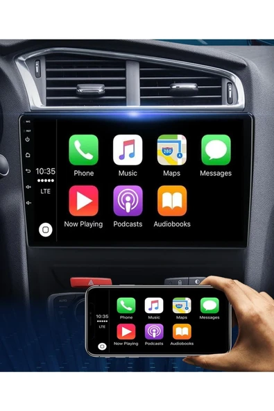 EXVOL Citroen C4 Android Multimedya 10 Inc Hd Ips Ekran 2gb Ram /32gb Kamera Hediyeli Carplayli - Resim 6