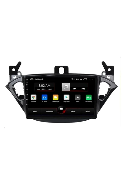 EXVOL Opel Corsa E 2014-2019 Android Multimedya Carplay 9 Inc Hd Ips Ekran 2/32gb Kamera Hediyeli - Resim 2
