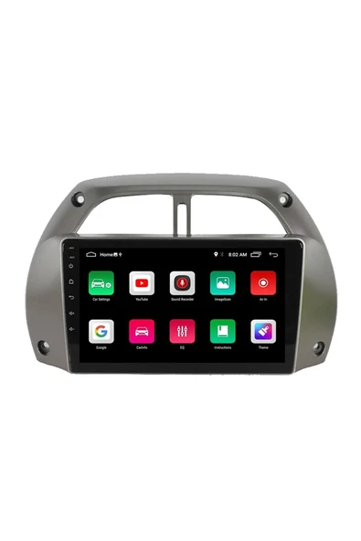 EXVOL TOYOTA RAV 4 2001-2004 ANDROİD MULTİMEDYA CARPLAYLİ 9 İNC HD IPS EKRAN 4GB/64GB KAMERA HEDİYELİ - Resim 6