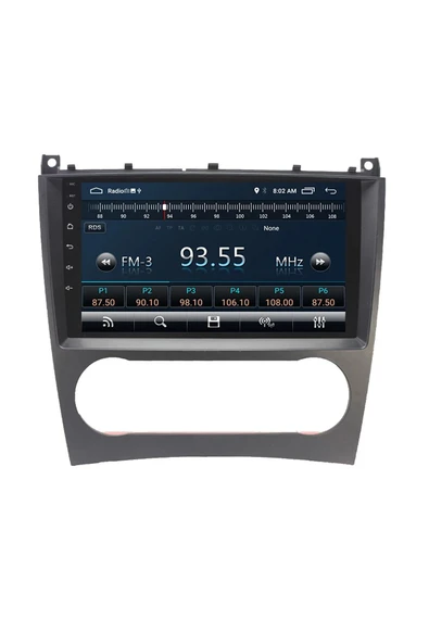 EXVOL Mercedes Benz C Class W 203 Android Multimedya Carplay 9 Inc Hd Ips Ekran 4GB/64gb Kamera Hediyeli - Resim 5