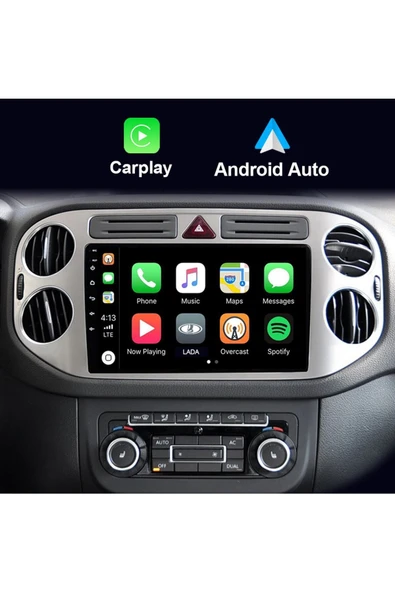 EXVOL VOLKSWAGEN TİGUAN 2006-2016 ANDROİD MULTİMEDYA CARPLAY 9 İNC HD IPS EKRAN 2GB/32GB KAMERA HEDİYELİ - 6