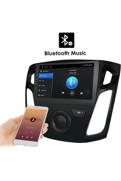 EXVOL Ford Focus 3-4 Multimedya Carplay 9 Inc Hd Ips 2gb/32gb Android 12 Sürüm Park Kamerası Hediyeli - Resim 6