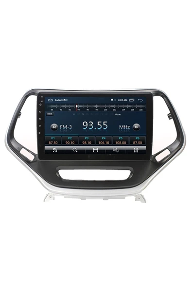 EXVOL Jeep Cherokee 2014-2018 Android Multimedya Carplay 9 Inc Hd Ips Ekran 4gb/64gb Kamera Hediyeli - 5