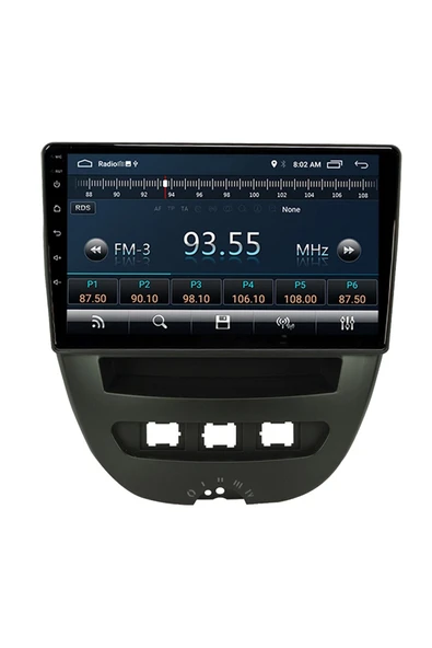 EXVOL Peugeot 107 Citroen C1 Android Multimedya 10 Inc Hd Ips Ekran 4gb/64gb Kamera Hediyeli - Resim 7