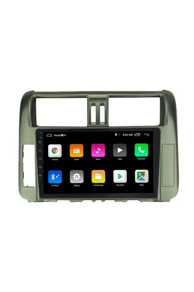 EXVOL TOYOTA PRADO 2009-2013 ANDROİD MULTİMEDYA CARPLAYLİ 9 İNC HD IPS EKRAN 4GB/64GB KAMERA HEDİYELİ - Resim 5