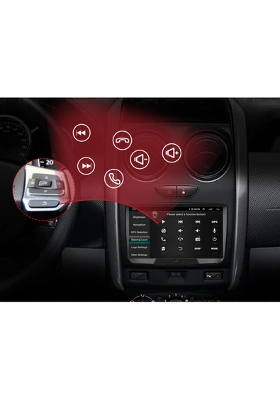EXVOL RENAULT DACİA DUSTER SYMBOL SANDERO UYUMLU ANDROİD MULTİMEDYA 2/32GB CARPLAYLİ HD IPS EKRAN - 8