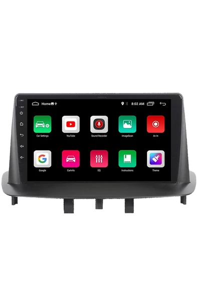 EXVOL Renault Fluance Android Multimedya Carplay 9 Inc Hd Ips Ekran 2/32gb Kamera Hediyeli