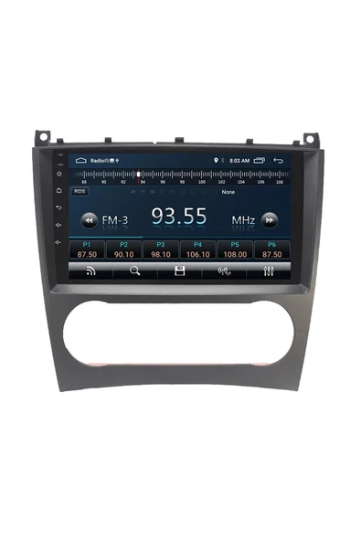 EXVOL Mercedes Benz C Class W 203 Android Multimedya Carplay 9 Inc Hd Ips Ekran 2/32gb Kamera Hediyeli - Resim 5