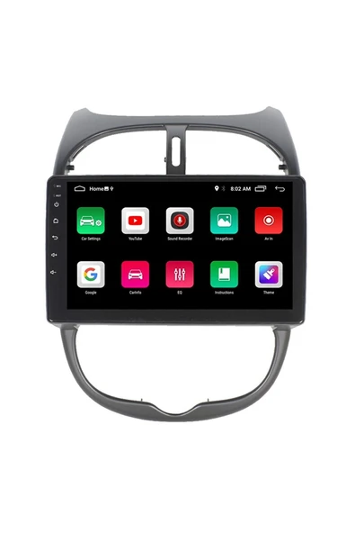 EXVOL Peugeot 206 Android Multimedya Carplay 9 Inc Hd Ips Ekran 4gb/64gb Kamera Hediyeli - 4