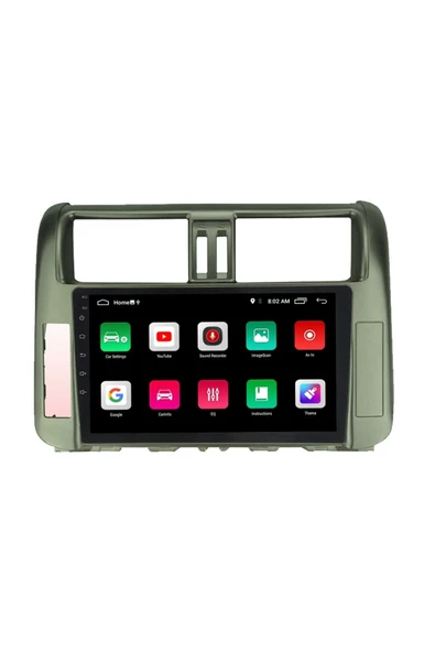 EXVOL TOYOTA PRADO 2009-2013 ANDROİD MULTİMEDYA CARPLAYLİ 9 İNC HD IPS EKRAN 4GB/64GB KAMERA HEDİYELİ - Resim 7