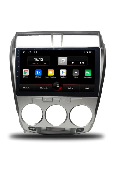 EXVOL HONDA CİTY 2009-2011 ANDROİD MULTİMEDYA CARPLAYLİ 9 İNC HD IPS EKRAN 4GB/64GB KAMERA HEDİYELİ
