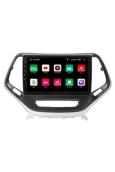 EXVOL Jeep Cherokee 2014-2018 Android Multimedya Carplay 9 Inc Hd Ips Ekran 4gb/64gb Kamera Hediyeli - 3