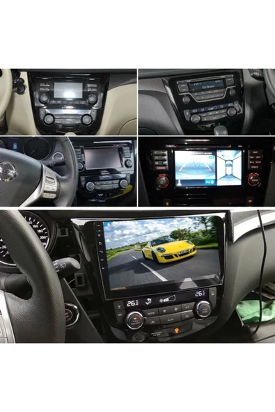 EXVOL Nissan Qashqai X-trail Android 2gb/32gb Multimedya 10.1 Inc Hd Ips Ekran Park Kamerası Uyumlu - Resim 7