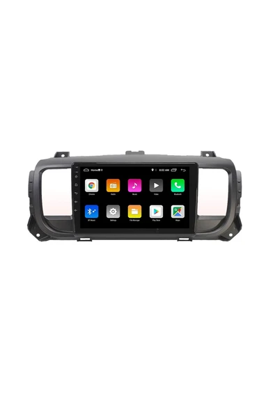 EXVOL PEUGEOT EXPERT ANDROİD MULTİMEDYA CARPLAY 9 İNC HD IPS EKRAN 2GB/32GB KAMERA HEDİYELİ - 4