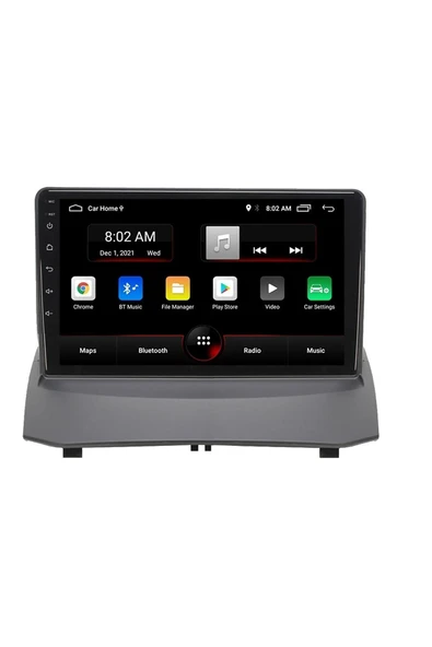 EXVOL Ford Fiesta 2009-2018 Android Multimedya Carplay 9 Inc Hd Ips Ekran 4gb/64gb Kamera Hediyeli - 2