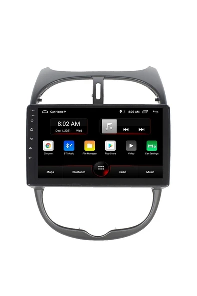 EXVOL Peugeot 206 Android Multimedya Carplay 9 Inc Hd Ips Ekran 4gb/64gb Kamera Hediyeli - 2