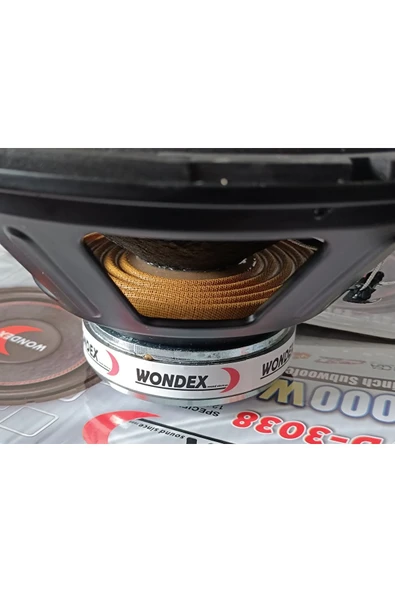 EXVOL WONDEX 1000W 350RMS 30CM BASS SUBWOOFER PROFESYONEL HOPARLÖR (TÜRKİYE ÜRETİM) - 3